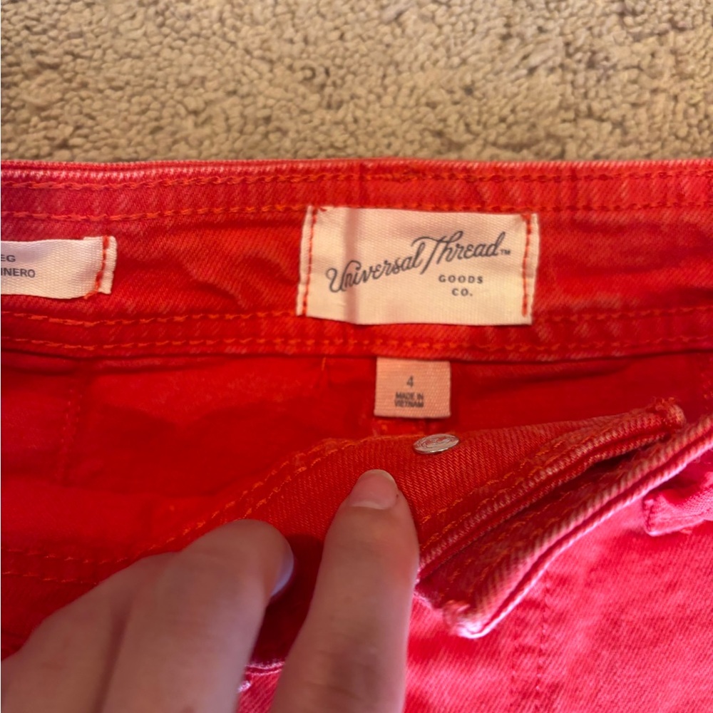 Universal Thread Vibrant Red Pants - image 2